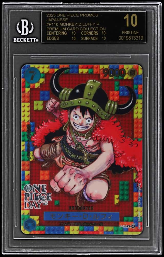 2025 One Piece Premium Card Collection Japanese One Piece Day Monkey D. Luffy #P-110