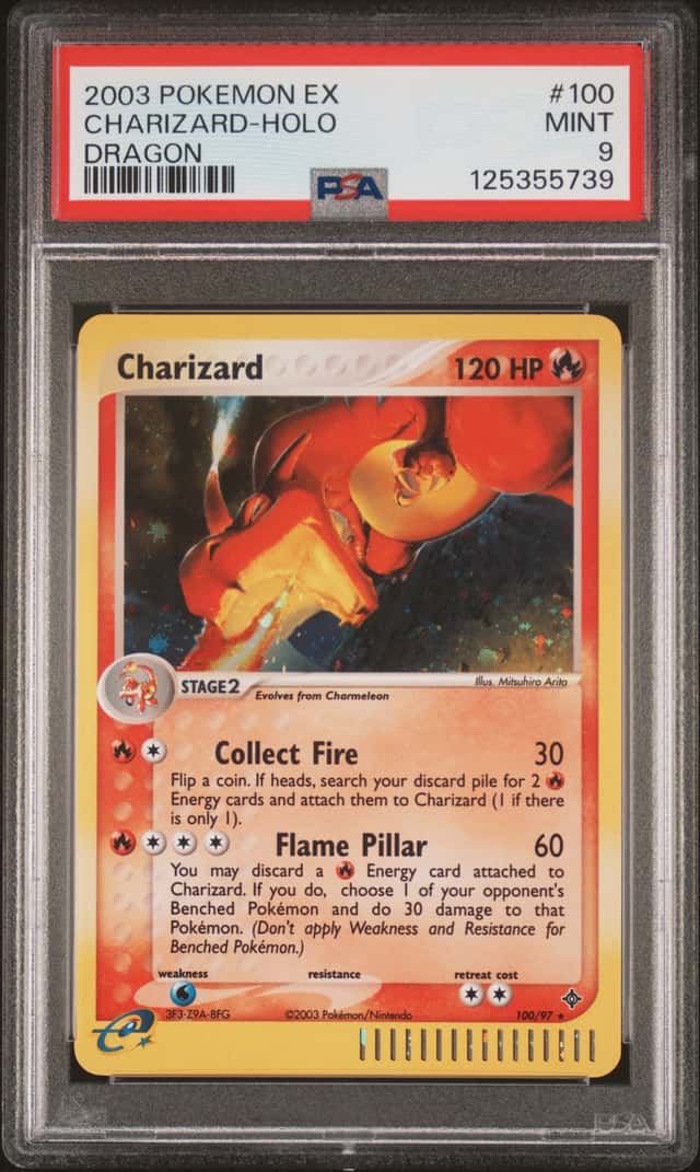2003 Pokemon Ex Dragon Holo Charizard #100