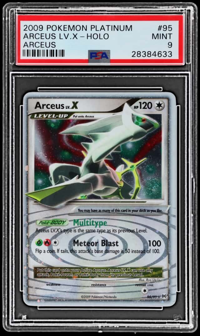 2009 Pokemon Platinum Arceus Holo Arceus Lv X #95