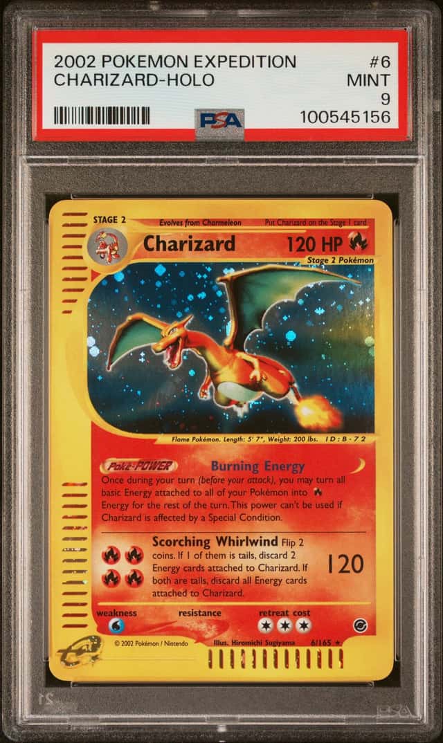2002 Pokemon Expedition Holo Charizard #6