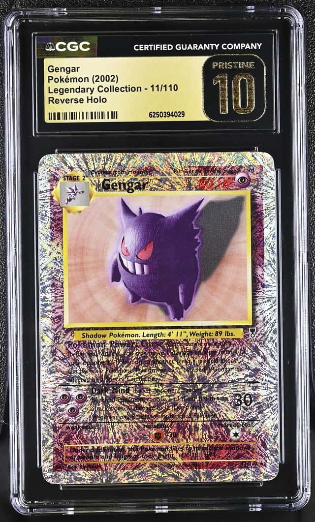 2002 Pokemon Legendary Collection Reverse Holo Gengar #11