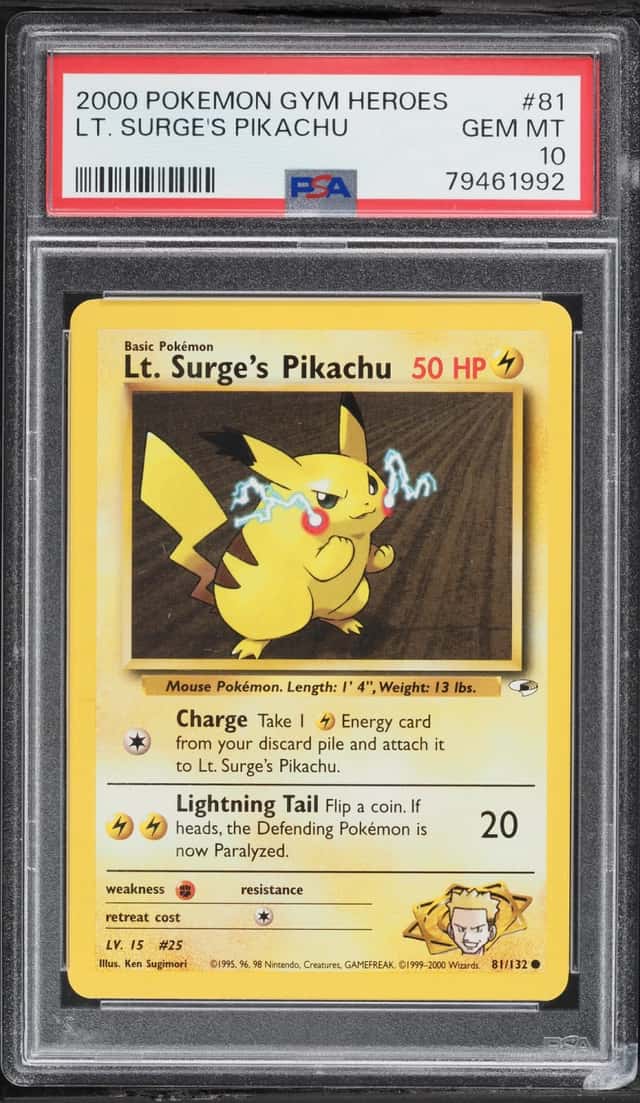 Lt. Surge's Pikachu