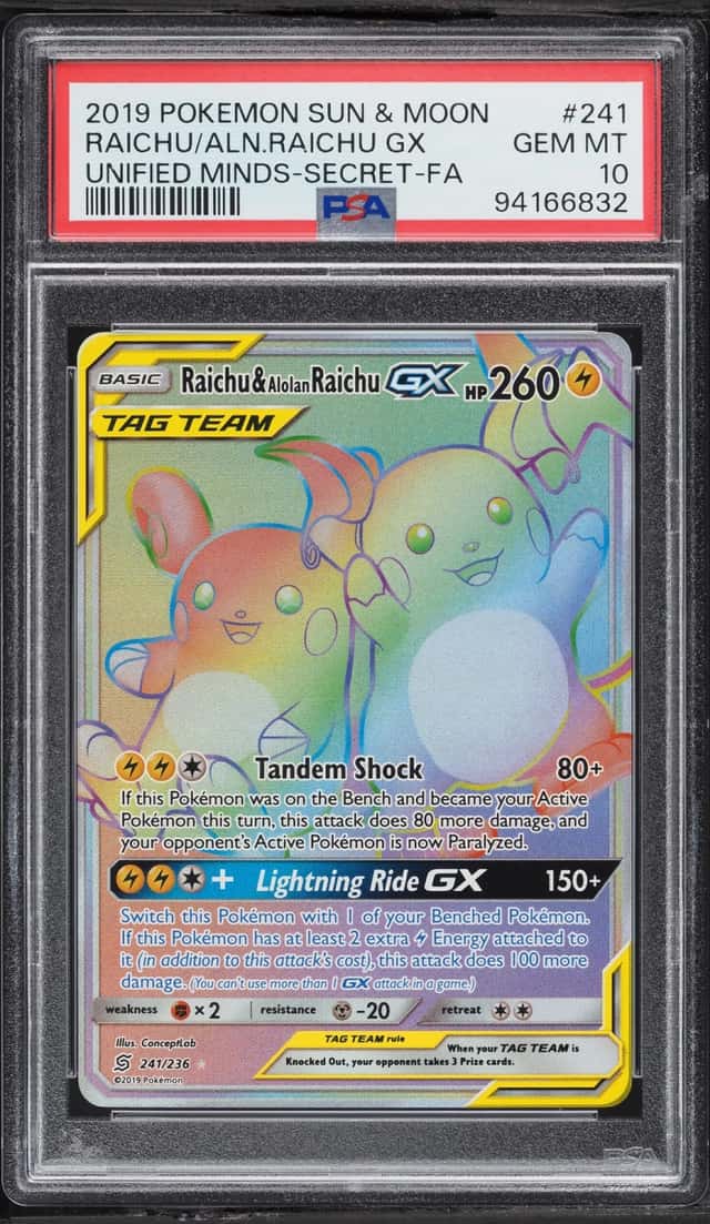 Raichu & Alolan Raichu GX