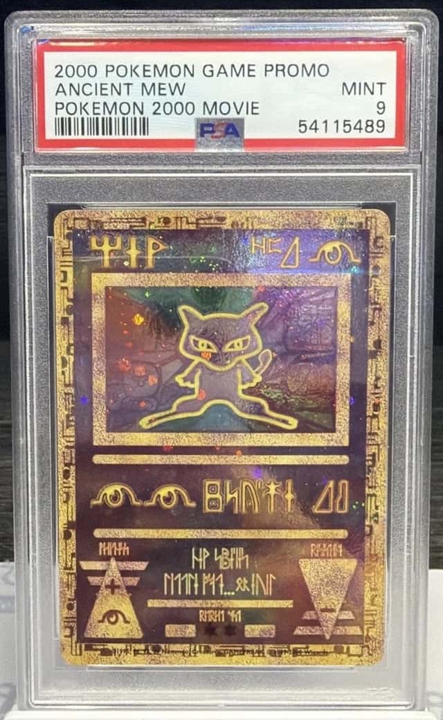 Pokemon 2000 Ancient Mew Game Promo PSA 9