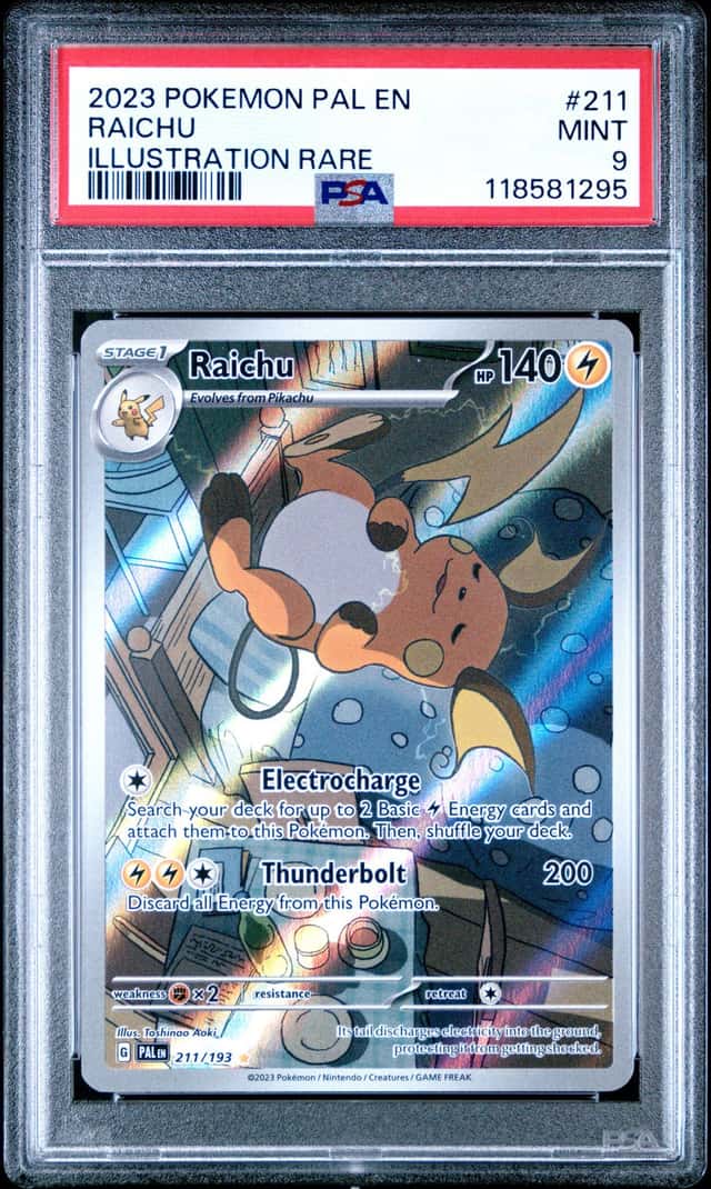 2023 Pokémon Pal En Raichu Illustration Rare 