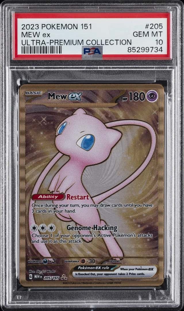 2023 POKEMON 151 ULTRA-PREMIUM COLLECTION #205 MEW EX PSA 10