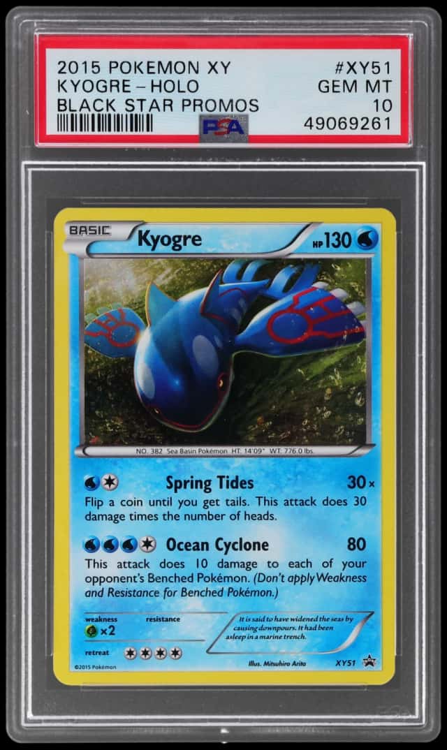 2014 Pokemon XY Black Star Promo Primal Kyogre Collection Holo Kyogre #XY51