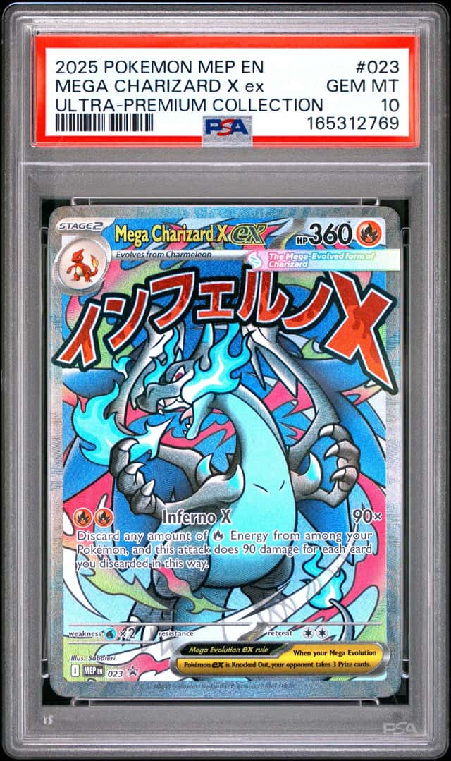 2025 Pokemon Mega Charizard X ex #023 UPC Promo PSA 10 GEM MINT
