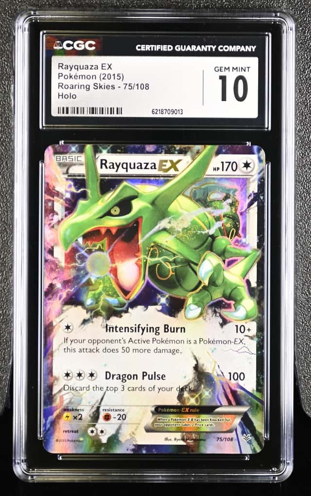 Pokemon Rayquaza EX Roaring Skies 75/108 Holo CGC 10 Gem Mint