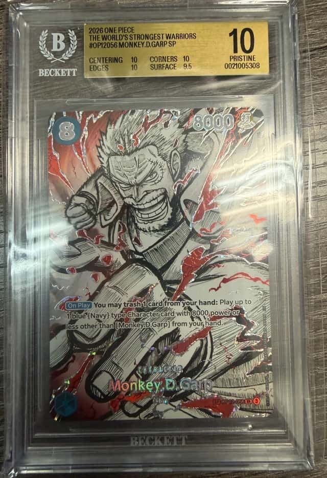 Monkey.D.Garp (OP12-056) (SP) OP12-056 The World's Strongest Warriors BGS 10