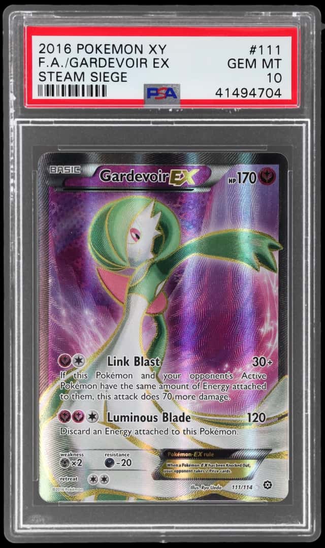 2016 Pokemon XY Steam Siege Gardevoir Ex #111