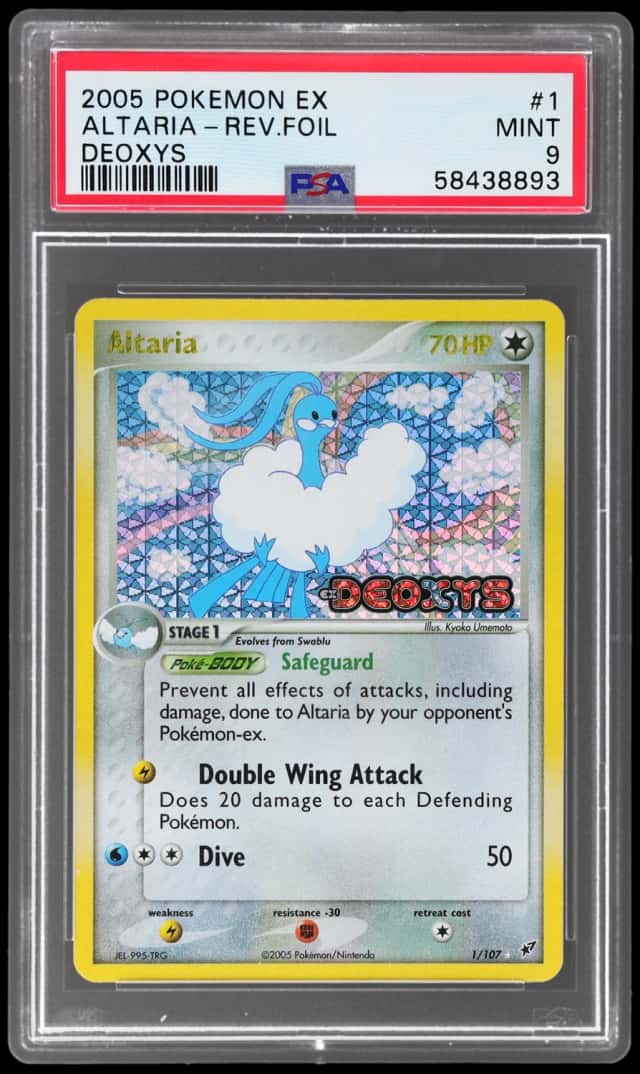 2005 Pokemon Ex Deoxys Reverse Holo Altaria #1