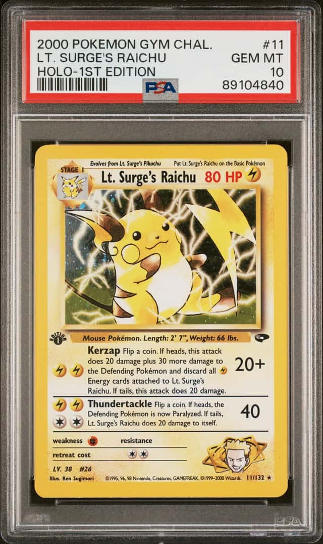 Lt. Surge's Raichu