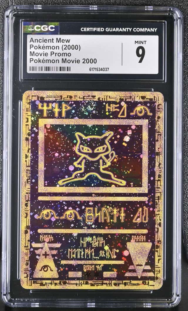 2000 Ancient Mew Pokemon Movie Promo Pokemon Movie 2000 Psa 9
