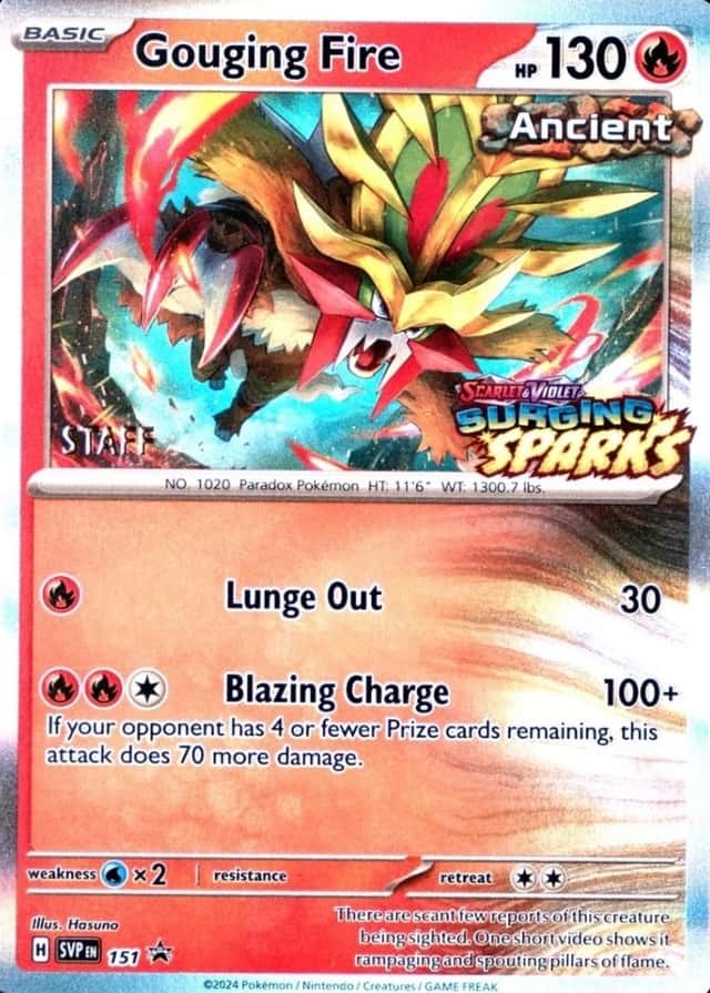 Prerelease · Sparks Staff Surging
