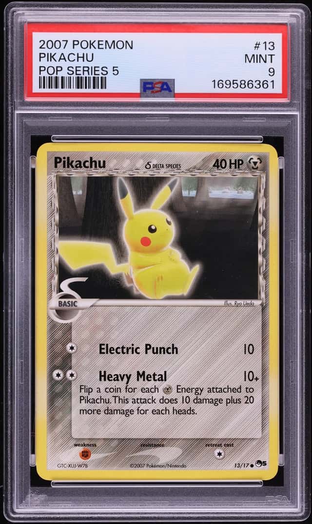 2007 Pokemon POP Series 5 Pikachu #13 PSA 9 MINT