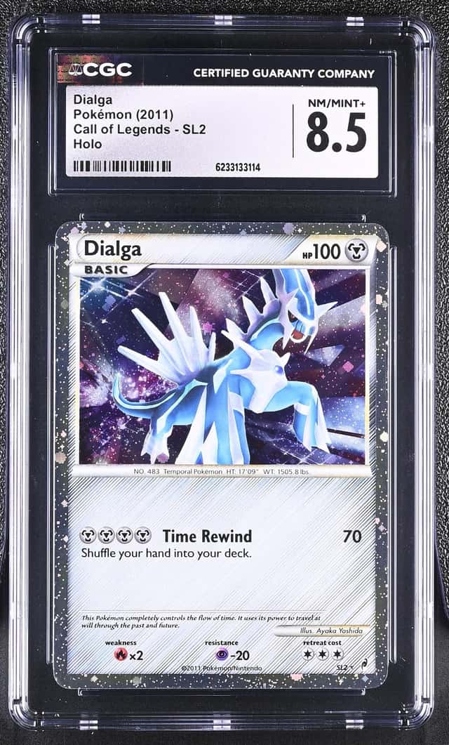 Pokemon Dialga Call Of Legends SL2 Holo CGC 8.5