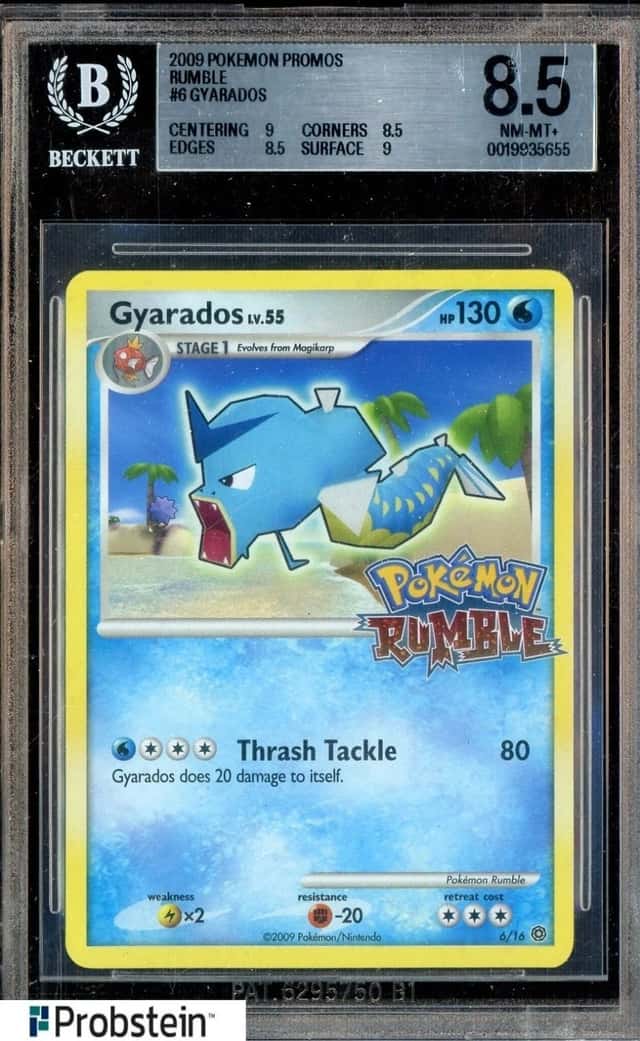 2009 Pokemon Promos Rumble #6 Gyarados BGS 8.5 NM-MT+