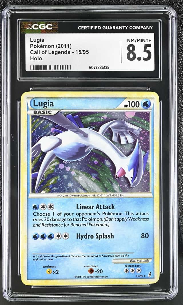 2011 Pokémon Lugia Holo Call of Legends #15/95 CGC 8.5