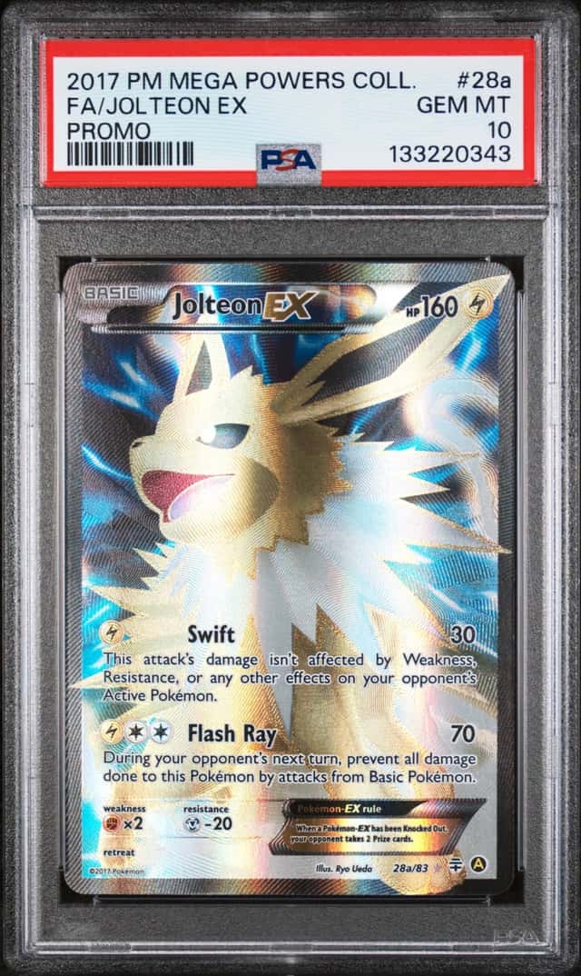 2017 Pokemon Generations Mega Powers Collection Jolteon Ex #28A