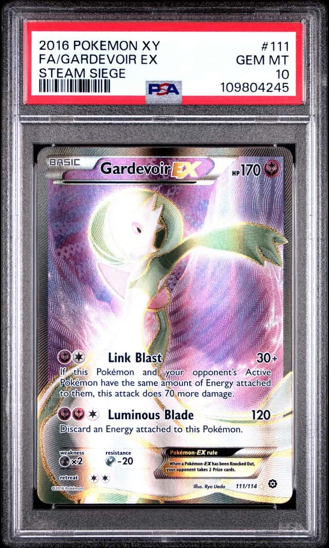 POKEMON FA/GARDEVOIR EX 2016 XY STEAM SIEGE #111 PSA 10