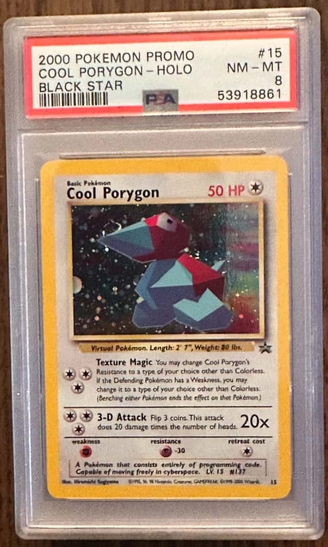 Pokemon Black Star Promo Cool Porygon #15 PSA8 MINT PSA # 53918861