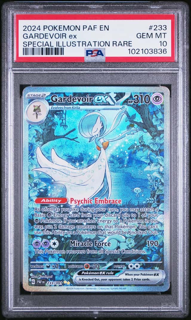 2024 Pokemon PAF EN Special Illustration Rare #223 Gardevoir ex PSA 10