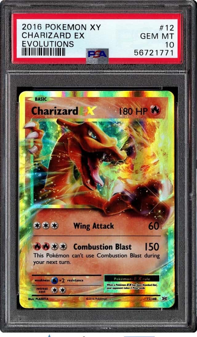 Pokemon 2016 Charizard EX 12/108 Holo Ultra Rare Evolutions GEM MINT PSA 10