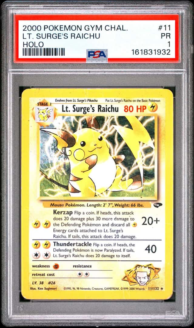 Lt. Surge's Raichu