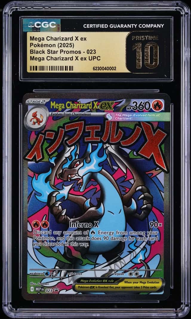 2025 Pokemon Mega Evolution Promo Ultra Premium Coll. MA Mega Charizard X EX CGC 10 PRISTINE