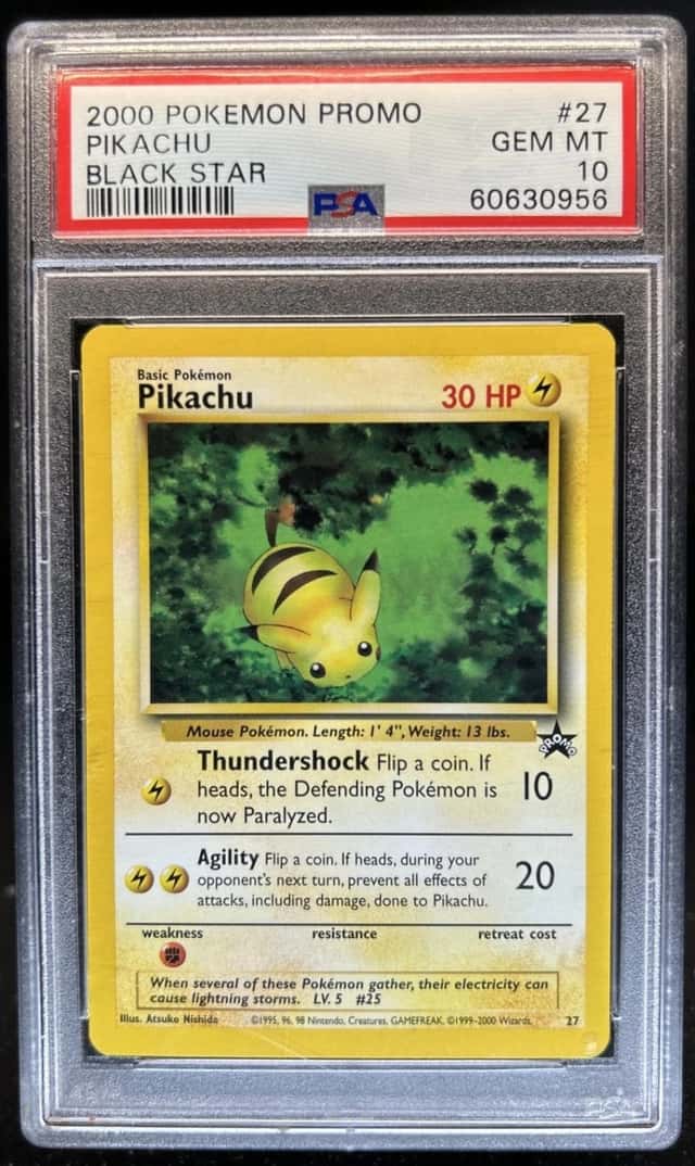 2000 Pokemon Wizards Black Star Promos Pikachu #27 PSA 10 GEM MINT
