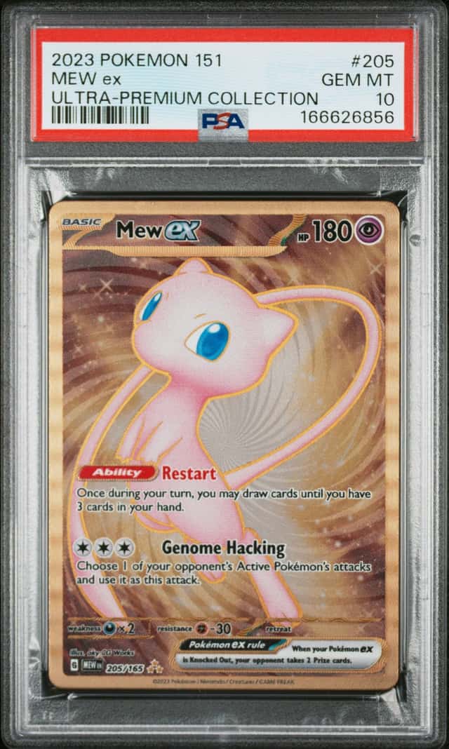 2023 Pokemon SV 151 Mew ex Ultra Premium Metal Frame #205/165 PSA 10 (56)