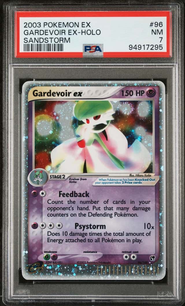 Pokemon Gardevoir EX TCG Card 96/100 Sandstorm EX Holo Rare PSA Grade 7
