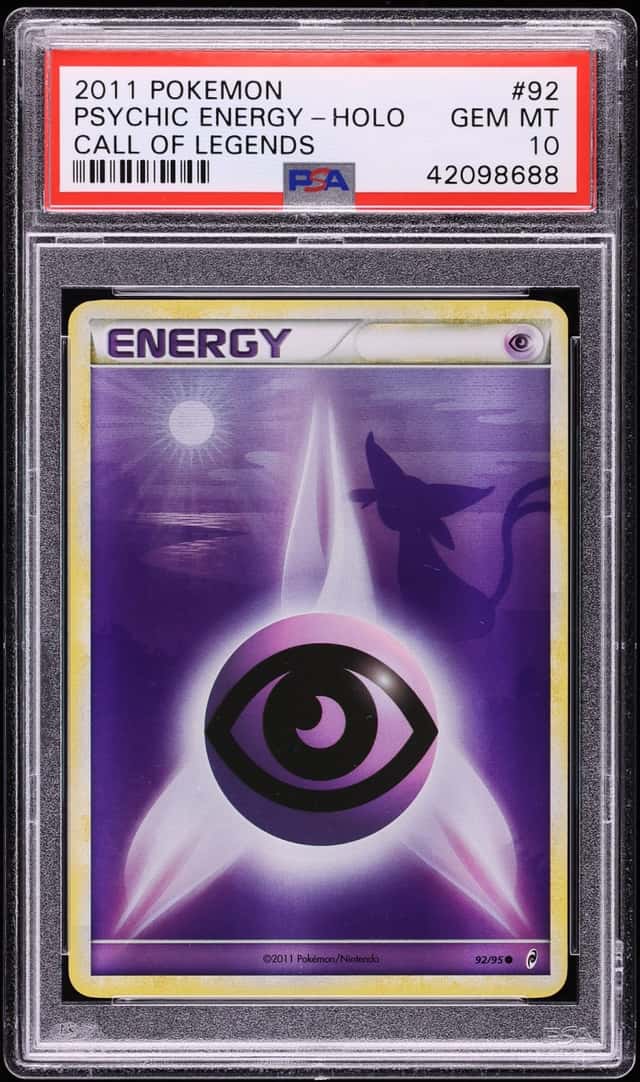 2011 Pokemon Call Of Legends Holo Psychic Energy #92 PSA 10 GEM MINT