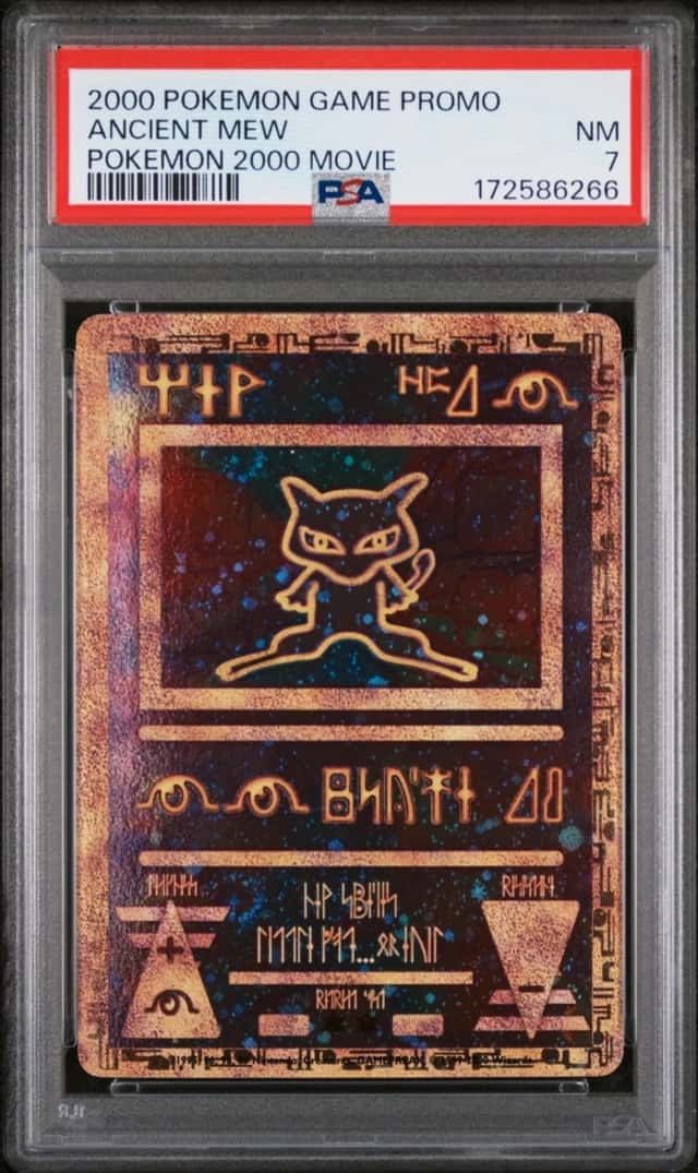 2000 POKEMON GAME MOVIE POKEMON 2000 MOVIE ANCIENT MEW PSA 7