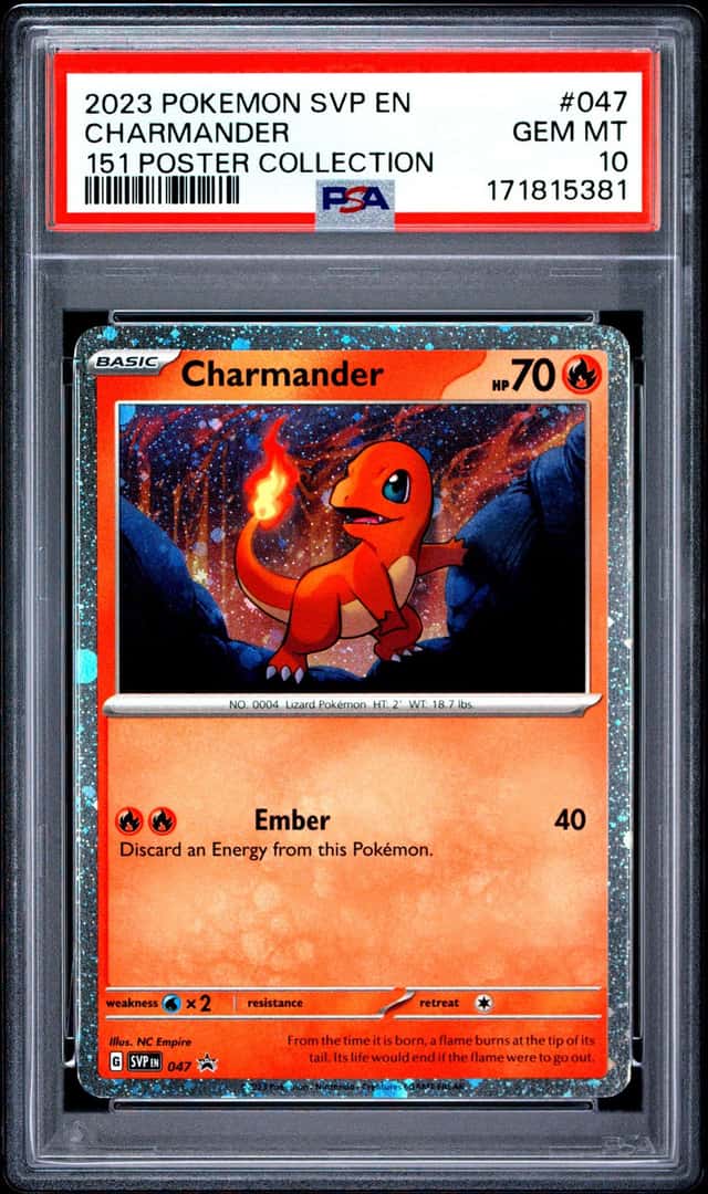 Charmander 047 PSA 10 Cosmos Holo 2023 English SV Scarlet & Violet Promo