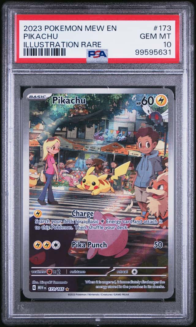2023 Pokemon SV 151 Pikachu Illustration Rare #173/165 PSA 10 GEM MINT