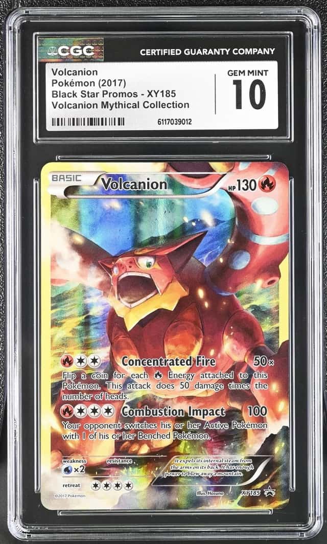 Pokemon Volcanion Black Star Promos XY185 Mythical Coll. CGC 10 Gem Mint