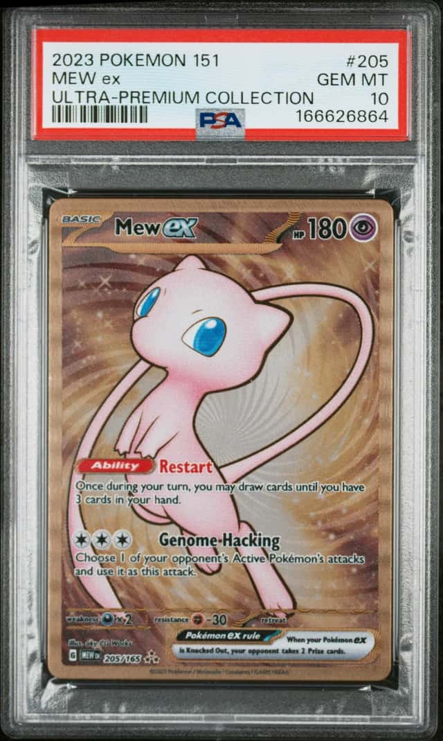 2023 Pokemon SV 151 Mew ex Ultra Premium Metal Frame #205/165 PSA 10 (64)