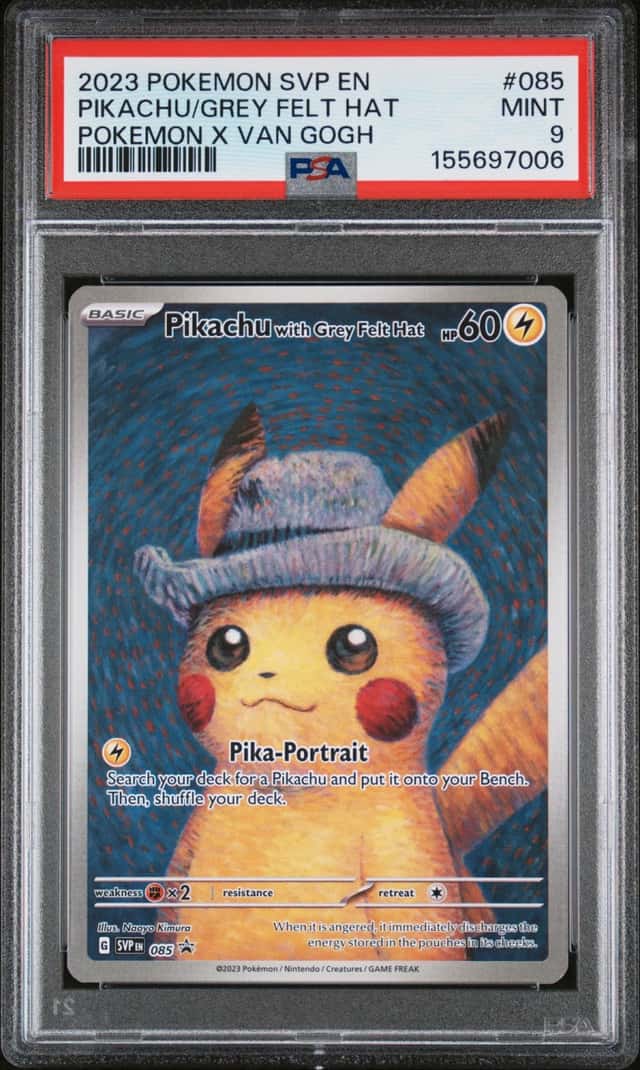 Pikachu/Grey Felt Hat