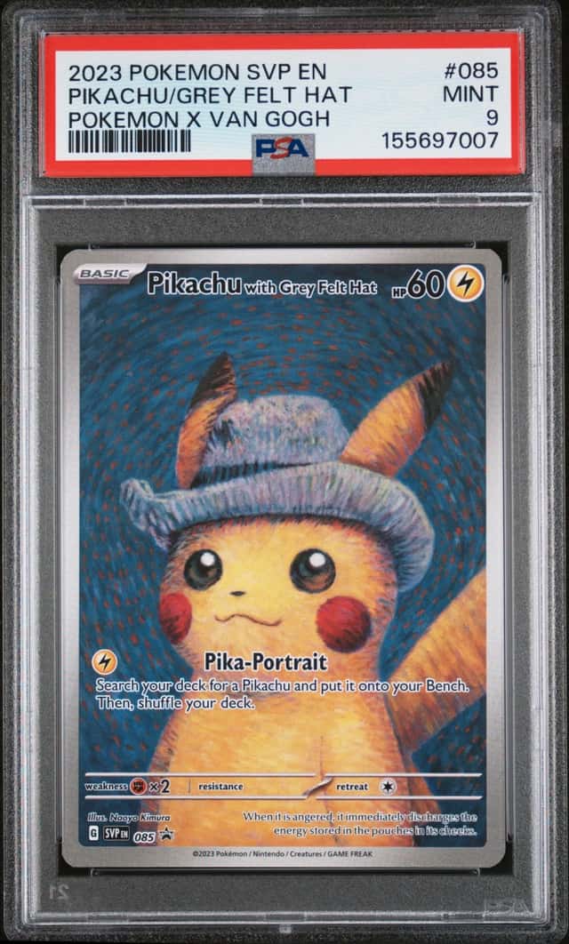 Pikachu/Grey Felt Hat