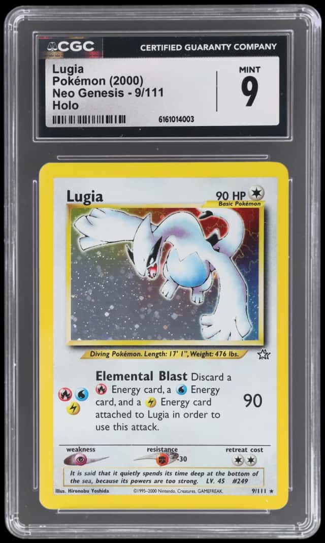 2000 Pokemon Neo Genesis Holo Lugia #9