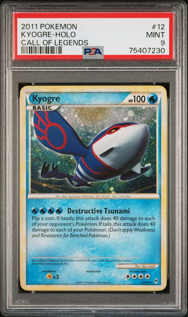 2011 Pokemon Call of Legends Holo Kyogre #12