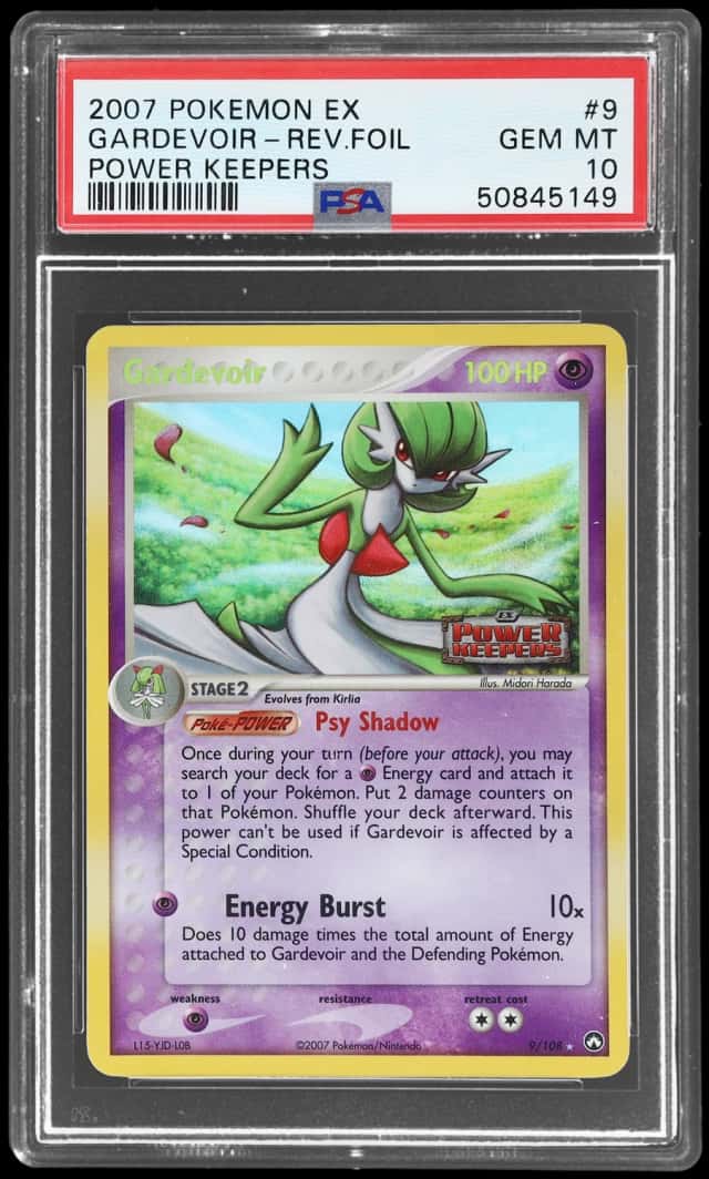 2007 Pokemon Ex Power Keepers Reverse Holo Gardevoir #9