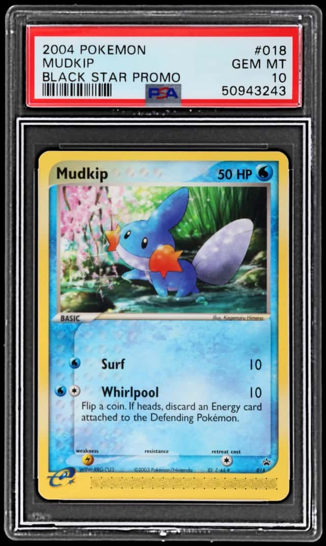 2004 Pokemon Black Star Promo Target Mudkip #18