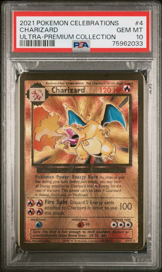 2021 Pokemon Celebrations Ultra Premium Collection Charizard #004