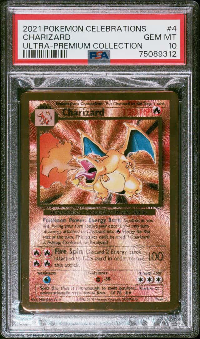 2021 Pokemon Celebrations Ultra Premium Collection Charizard #004