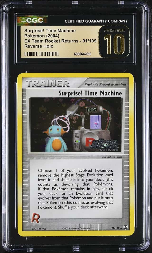 Surprise! Time Machine