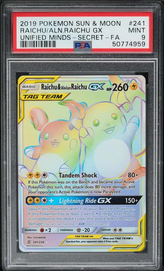 Raichu & Alolan Raichu GX