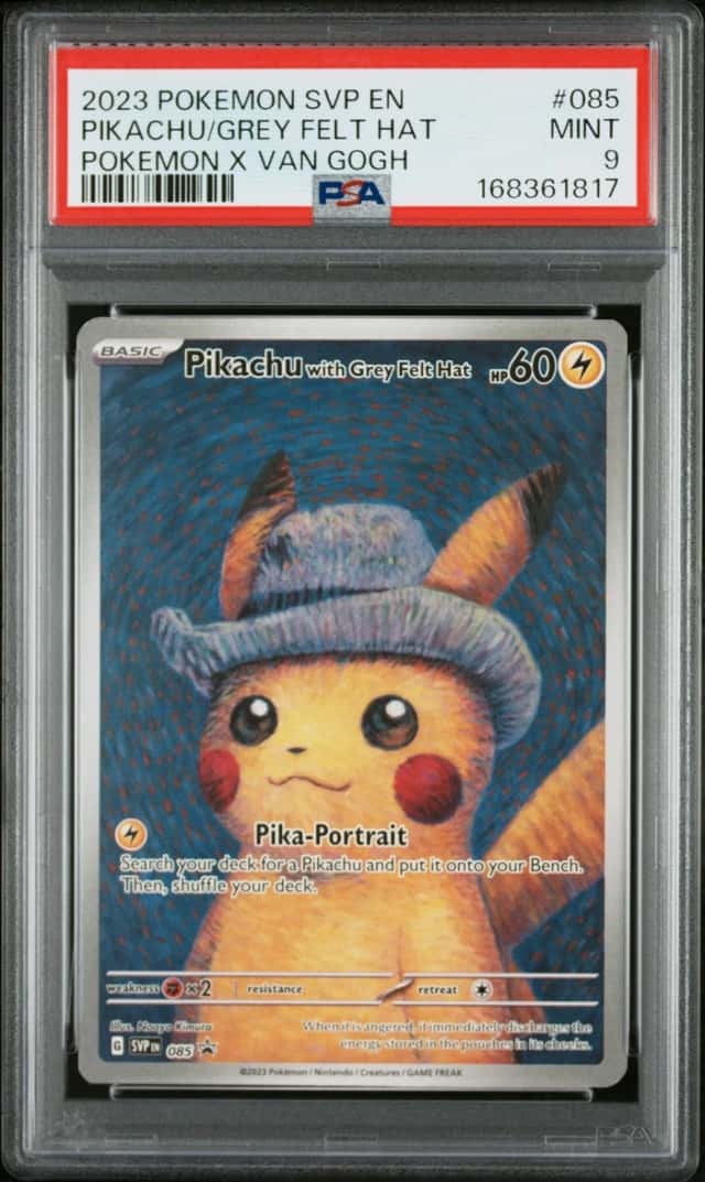 Pikachu/Grey Felt Hat